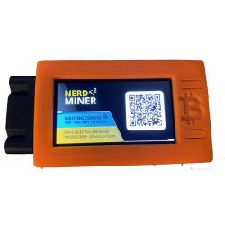 NerdMiner V2 Orange Sun Edition